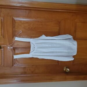 We The Free Off-White Gathered Neck Tank